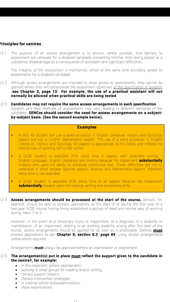 Scribe/reader for Maths GCSE