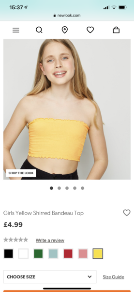 I know IANBU. At what age would you allow your DD to wear a strapless top?