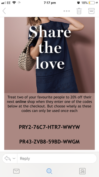 M&S Sale/20% off - when?