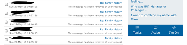 Private Messages "deleted at user's request"