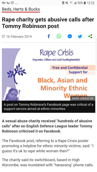 For dp considering Tommy Robinson