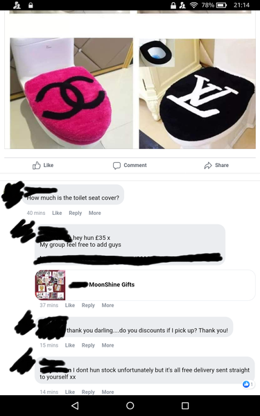 Facebook selling - The gift that keeps on giving...
