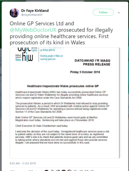 Dr Mike Webberley suspended