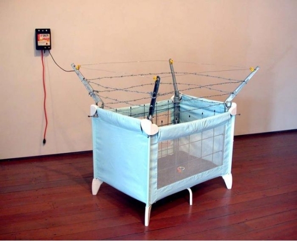 So what do we do when the baby can escape his cot?