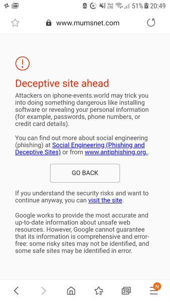 Weird red spam alert thingy?