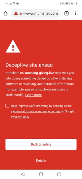 Weird red spam alert thingy?