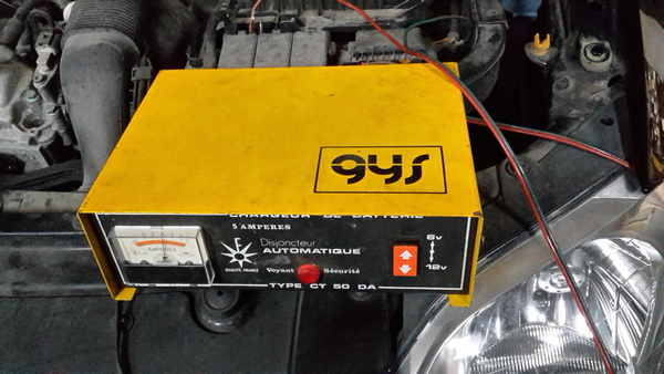 Charging car battery