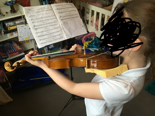Violin chin rest