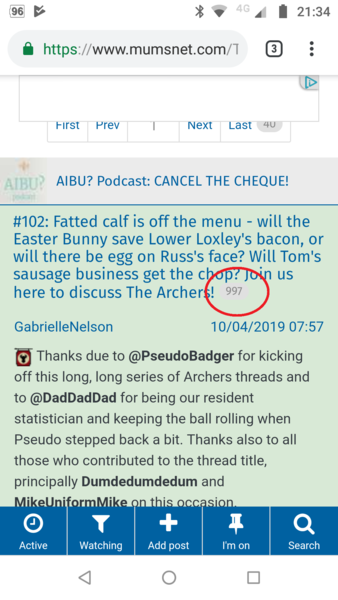 Discuss The Archers - yes, this really is Thread 103. Are you going to vote for feet, stations of the cross, or a hologram? Will Natasha ever return? Will Russ ever leave?
