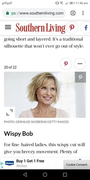 Going from dreary one length below shoulder length hair to short, have I picked some good new style options for me, pics shown.
