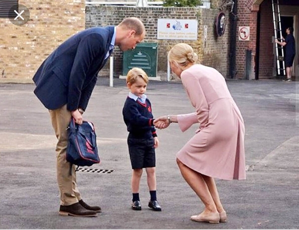 To wonder if Prince George's body guards get bored spending every day at Primary school