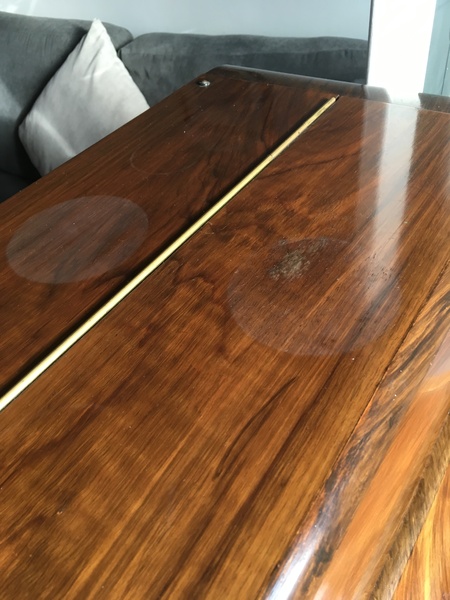 Marks on wooden furniture