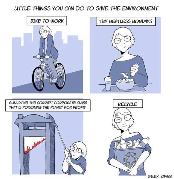 To think that recycling is a piece of nonsense and a money spinner?