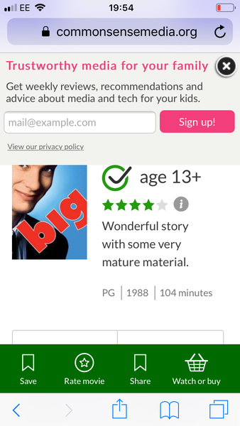 Searching real “family” movies