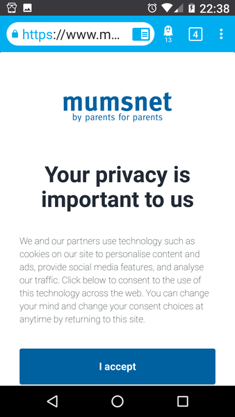 your privacy is important to us...