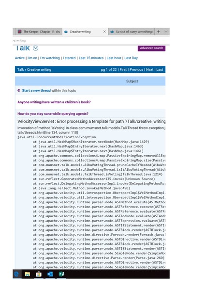 So sick of, sorry somethings up, check your internet.