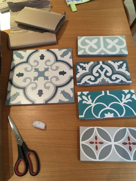 Do I take the plunge with patterned tiles and if so, are these too twee?