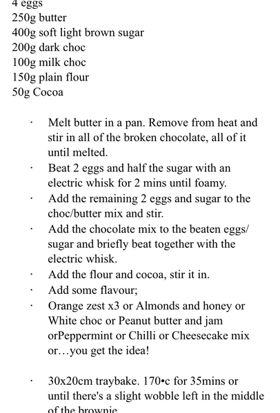 To need the best brownie recipe ever