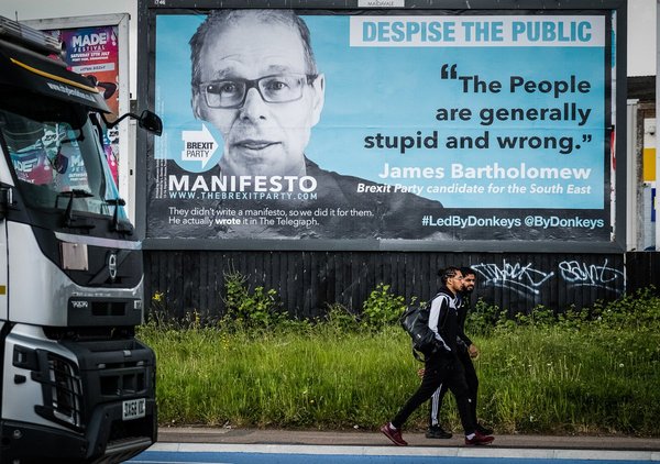 To ask if you're a remainer , which party you're voting for tomorrow?
