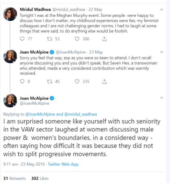 We've never believed in silencing debate....