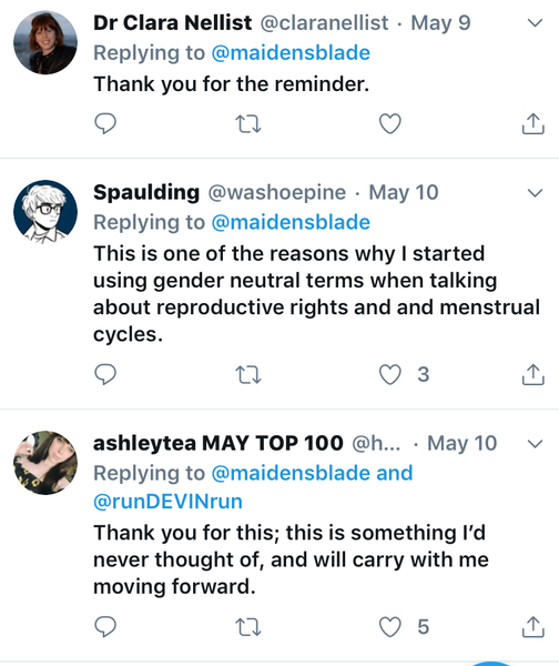 To find this unreasonable and offensive to women or is it just me?