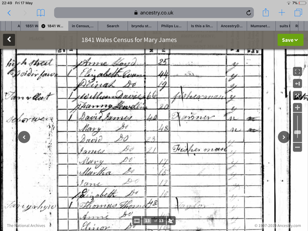 Can anyone decipher this Welsh farm name on an old census ?