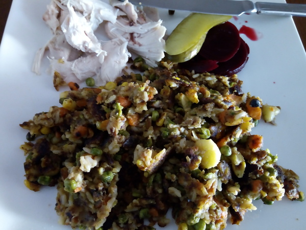 Rice in bubble and squeak? Good/bad idea?