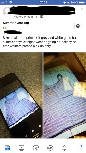 Do you ever want to put "Fucking LOL" as a reply to a Facebook selling item...