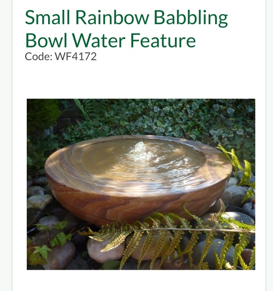 Is here such a thing as a nice water feature or