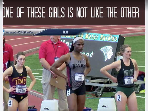 [US] Male athlete wins women's NCAA national track and field championship