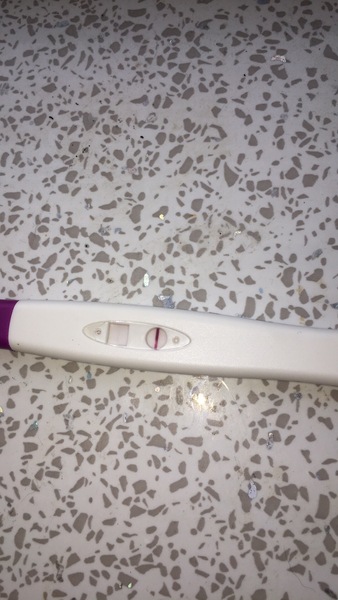 Does this test look positive to you?