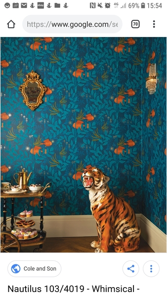 Which window dressing to go with this wallpaper?