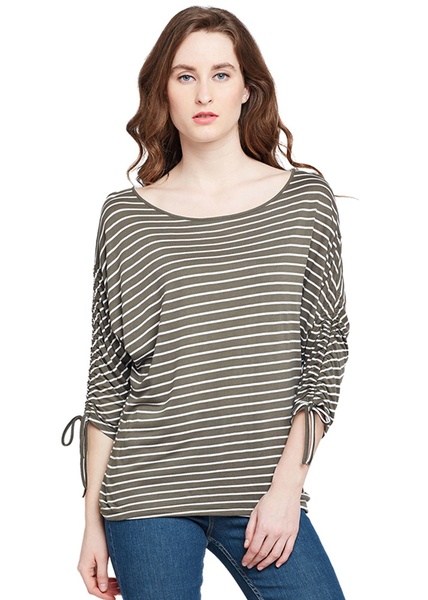 Dark Olive colour top for a cool skin tone