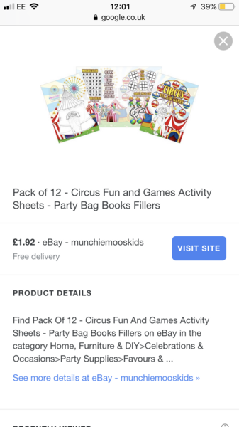 Party Bag Alternative