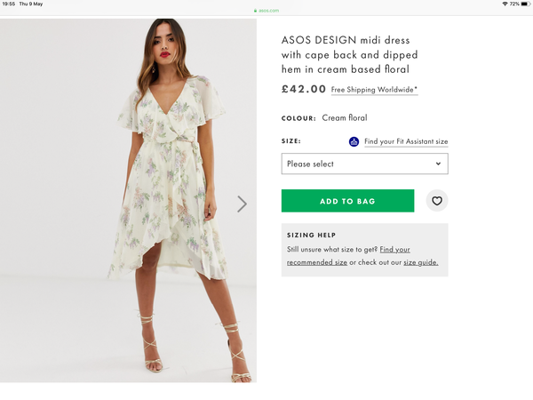 Help me find this dress in non cream/white please!