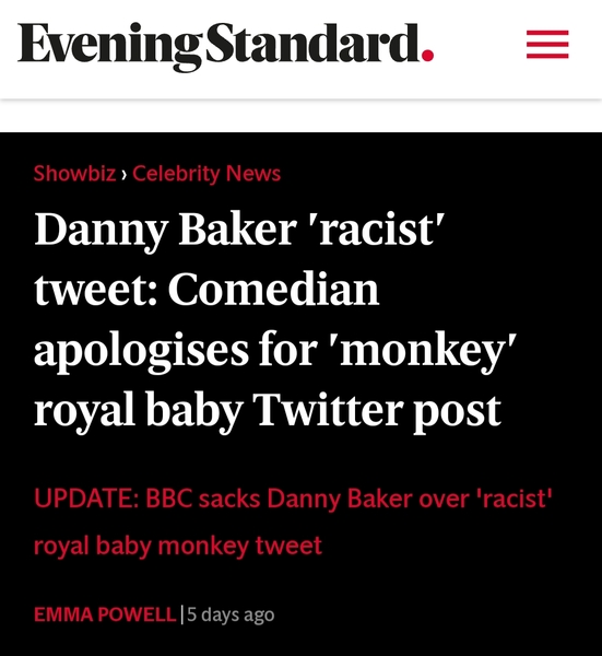 .. to be disappointed that a racist received a standing ovation!