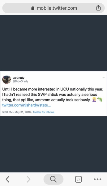 Dr Jo Grady, new general secretary of the University and College Union, crticised by academics for her use of Twitter "Terf-blocker" Telegraph article