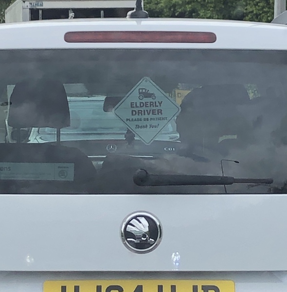 If you need this on the back of your car you shouldn’t be driving?