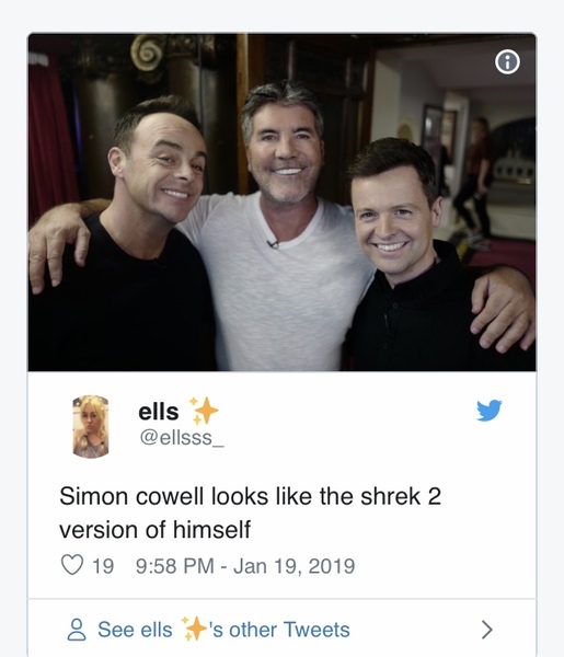WTF has Simon Cowell done to his face?!