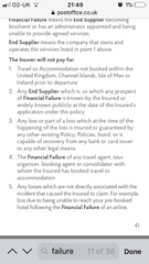 Travel insurance to cover airline going bust?