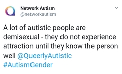 Network Autism thinks gender id develops in foetus (title edited by MNHQ)