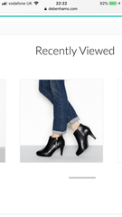 Ankle boots that 'dip' in the front..?