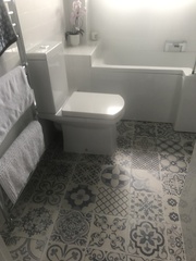 Do I take the plunge with patterned tiles and if so, are these too twee?