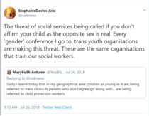 Foster children (3 and 7) transitioning. Times article