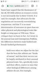 Really good article re Caster Semenya outcome