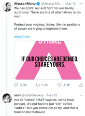 Godfrey Elfwick's take on the #sexstrike