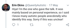 Network Autism thinks gender id develops in foetus (title edited by MNHQ)