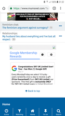 Red warning flashing up