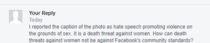 Another Facebook group advocating the murder of feminists