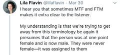 Dreadfully sad case reported of a transman whose medical records said 'male' with tragic consequences